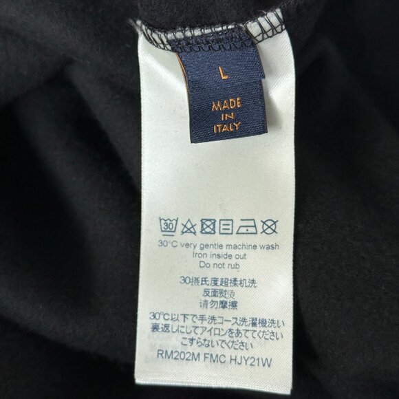 Louis Vuitton Black & White LV Stitch Logo Sweater - Picture 4 of 6